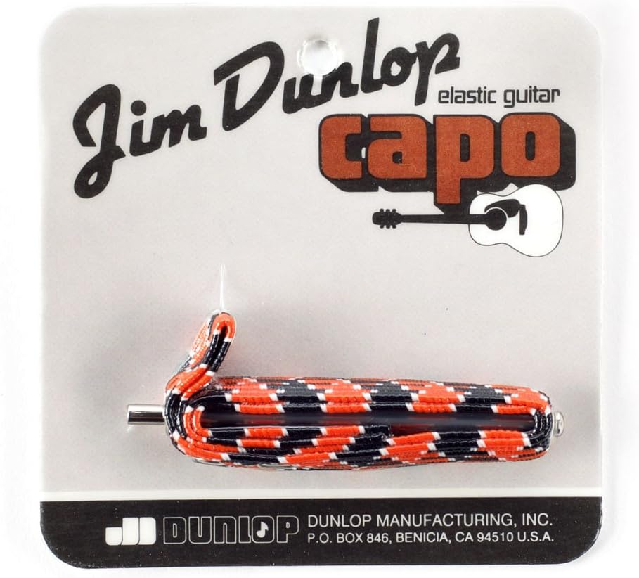 Jim Dunlop 70F Guitar Capo, Orange and Black, Standard - Image 4