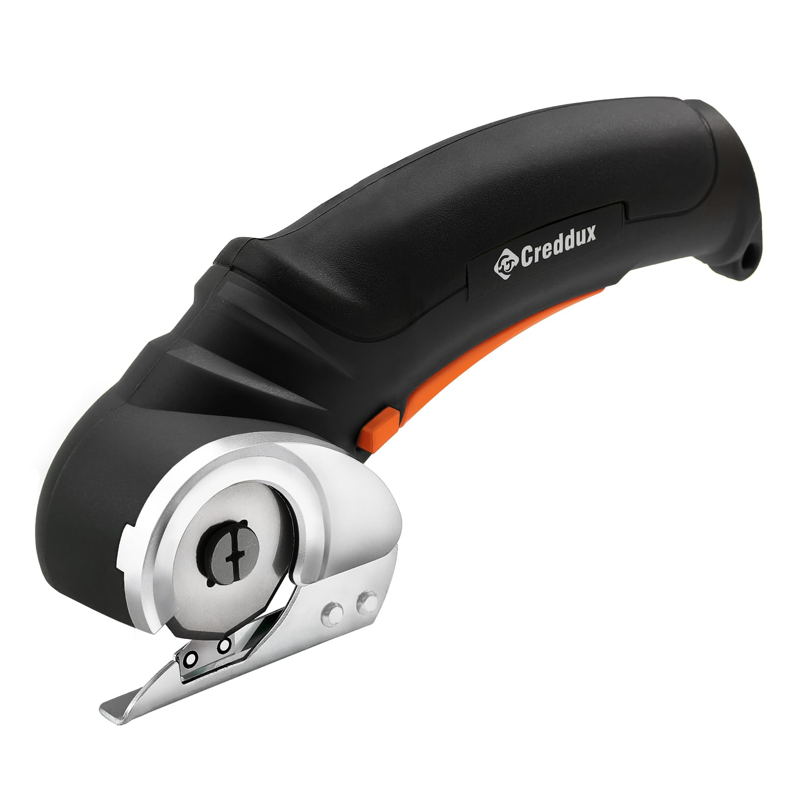 Photo 1 of Creddux Cordless Electric Scissors, 4.2V Cardboard Cutter Tool for Cardboard Carpet Leather Packages Plastic with Rechargeable Battery Black