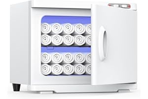 HYTOBP 23L Hot Towel Warmer for Spa, Large 2-in-1 Spa Towel Warmers for Facials Esthetician, Towel Warmer Cabinet Towel Heate