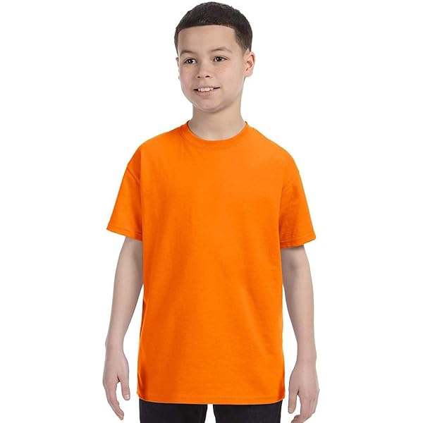 Amazon.com: Gildan boys Heavy Cotton T-Shirt(G500B