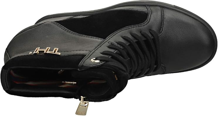 tommy hilfiger hardware sneaker wedge