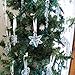 youseexmas Glass Icicle Christmas Ornament Pack of 18