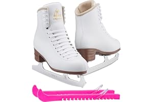 Jackson Ultima Mystique Figure Ice Skates for Women and Girls Bundle with Guardog Skate Guards
