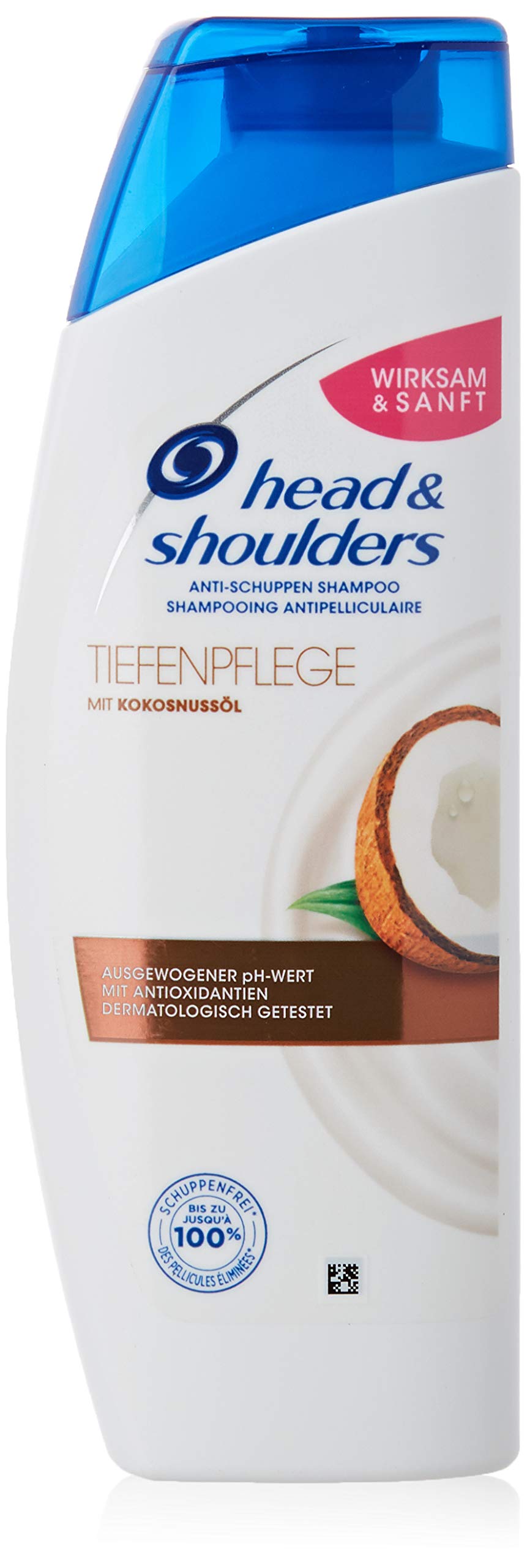 Head & Shoulders Deep Care Anti-Dandruff Shampoo with Coconut Oil, for Oily Hair, Shampoo Against Dandruff, 72 Hour Protection Against Dandruff, Itching and Dryness, 300 ml