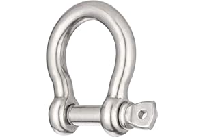 Screw Pin Anchor Shackle 1/2 Inch 12mm 304 Stainless Steel Heavy Duty 1pcs