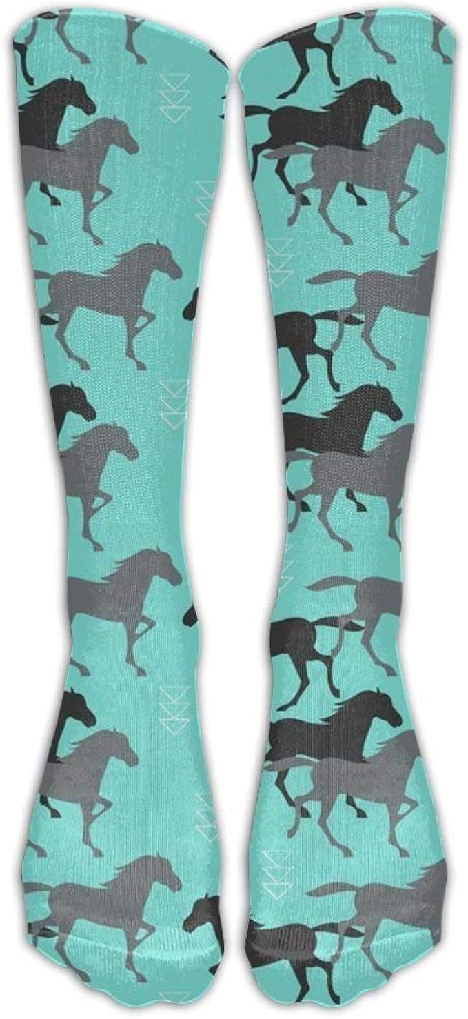 REordernow NEW Wild Horses Compression Socks Foot Long Stockings