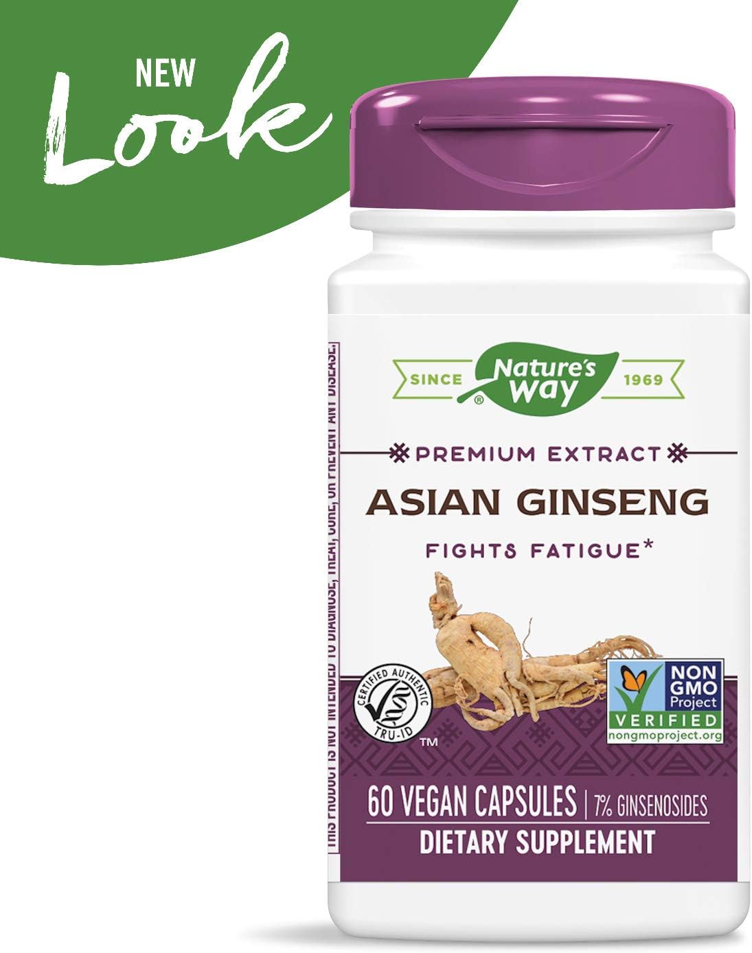 Nature's Way Ginseng, Asian Standardized (Packaging May Vary): Health & Personal Care