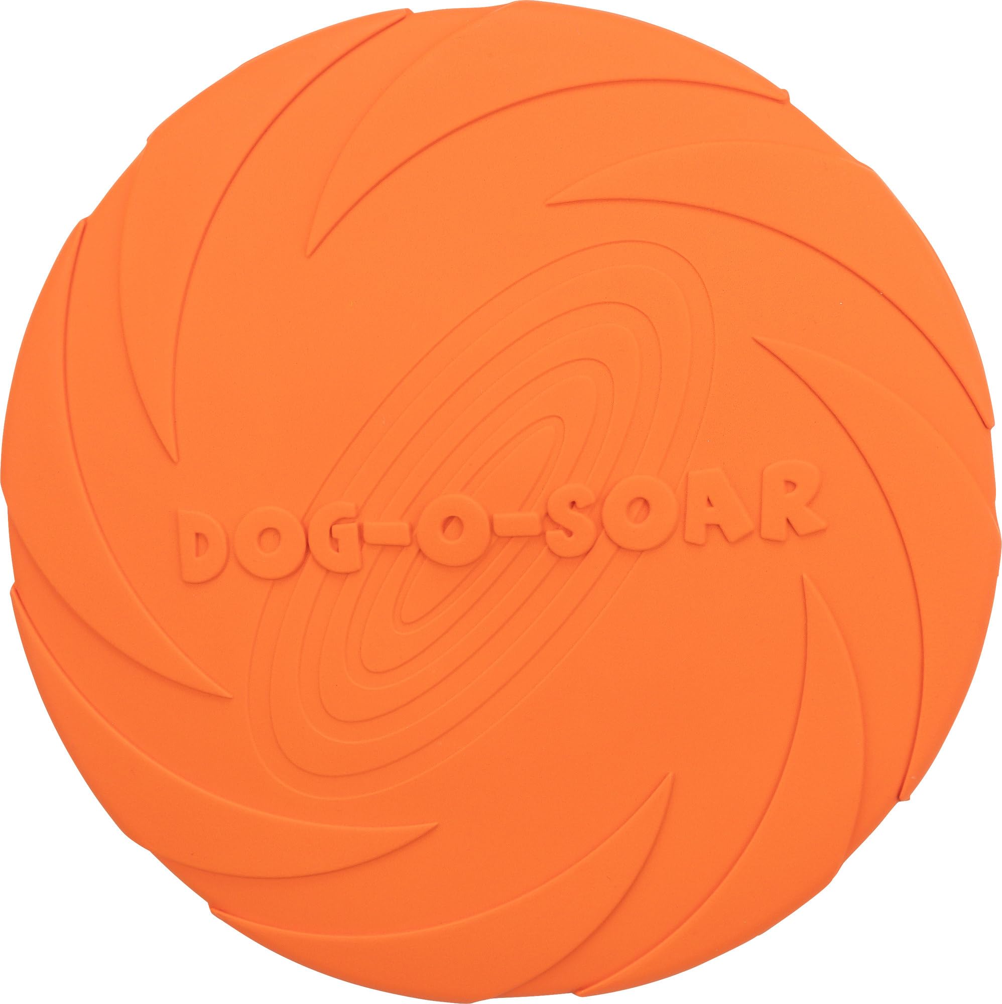 TRIXIE Dog Disc Natural Rubber – ideal for fetch games – ø 22 cm – orange – 33502