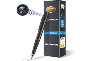 1080P Spy Hidden Camera Pen No WiFi Indoor Home Office Security Camera Outdoor Mini Body Video Camera Small Compact Secret Ca