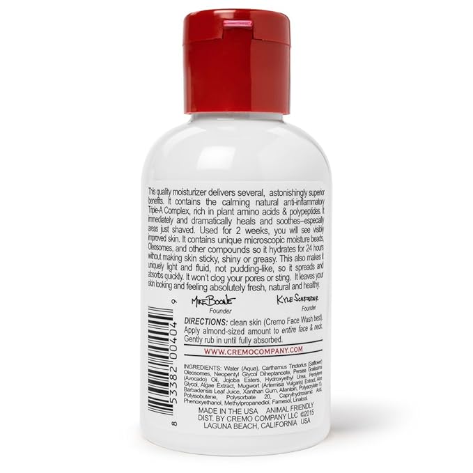 cremo face moisturizer