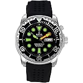 RATIO FreeDiver Helium-Safe Dive Watch Sapphire Crystal Automatic Diver Watch 1000M Water Resistant Diving Watch for Men