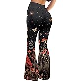 ELEDIZI High Waist Butt Lift Bootcut Yoga Pants Tummy Control Bell Bottom Flared Yoga Leggings for Women Size XS-2XL