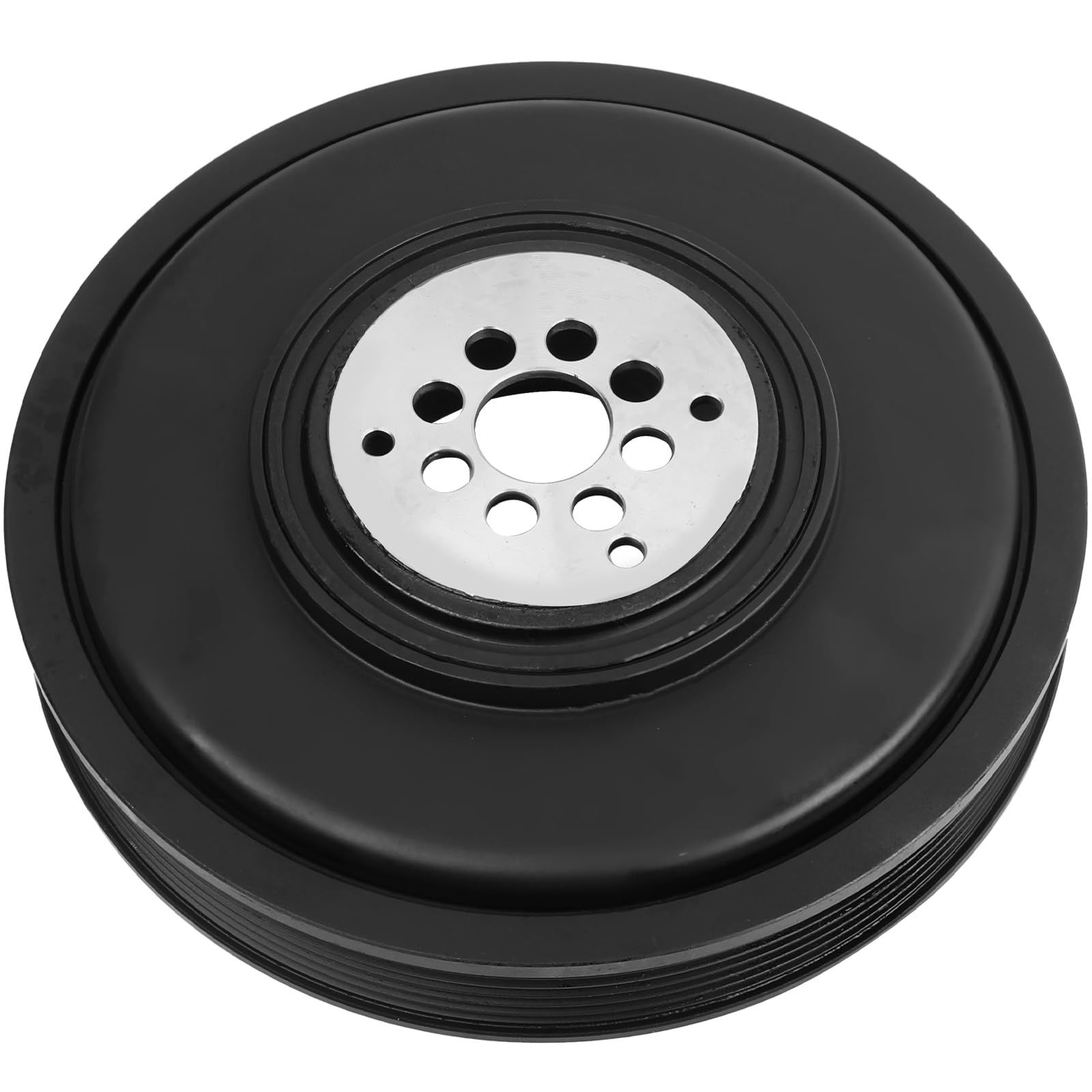 Photo 1 of 059105251AD Engine Harmonic Balancer Compatible with AUDI A4 A6 A7 A8 Q5 Q7 VW Phaeton Touareg, Replace OE 059105251AD; 059105251BN; 059105251S