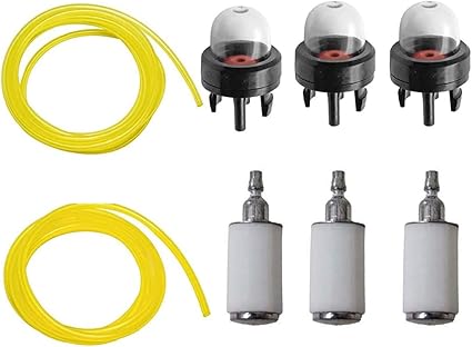 Amazon Com Hifrom Fuel Lines With Fuel Filters Primer Bulbs For Poulan Weedeater Craftsman Stihl Echo String Trimmer Chainsaw Blower Garden Outdoor
