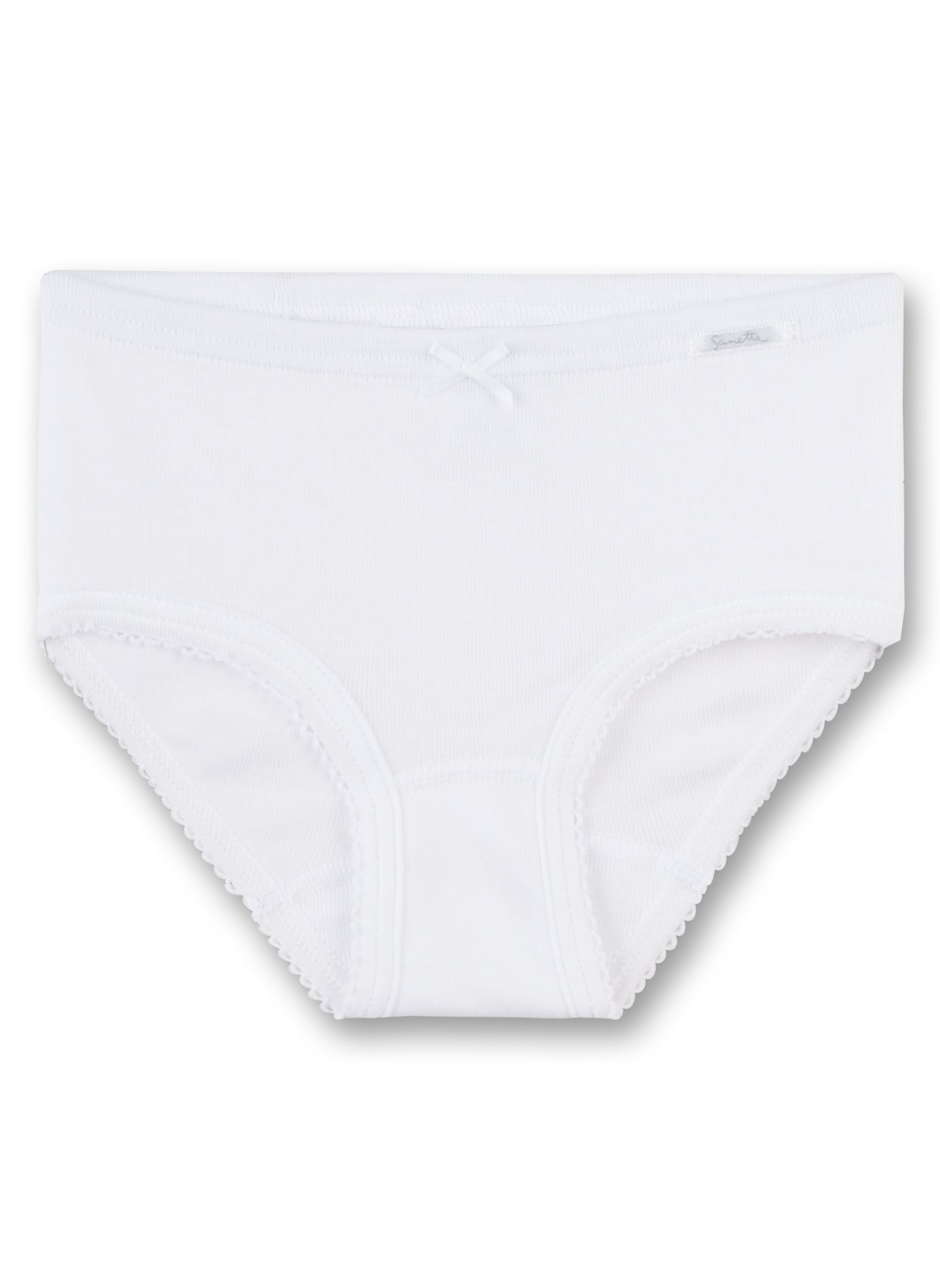 Sanetta Girl's Knickers White - Wei (10) ,1.5 Years(Manufacturers Size:92 )