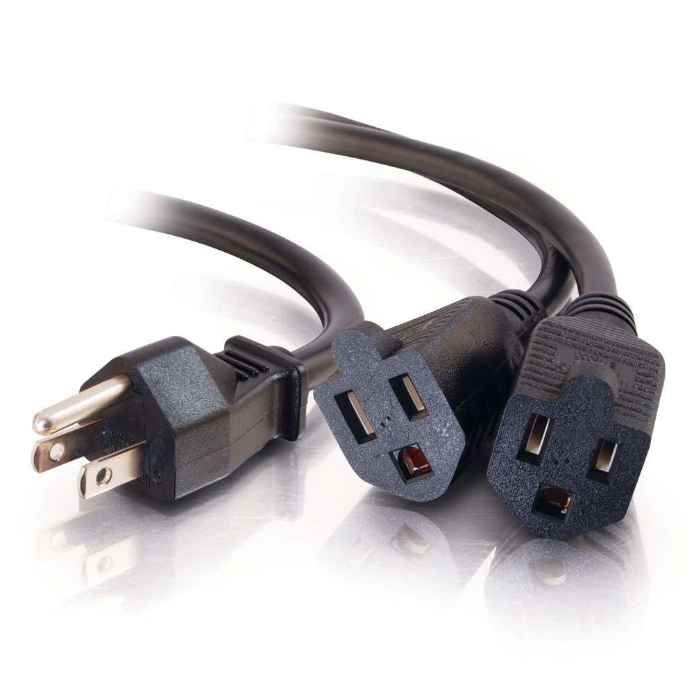C2G Legrand Power Cord with 1 to 2 Power