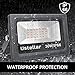Ustellar 2 Pack 30W LED Flood Light IP66 Waterproof 2100lm 150W Halogen Bulb Equivalent Outdoor Bright Security Lights 2700K Warm White Floodlight Landscape Wall Lights Outsdie Yard Backyard Garage