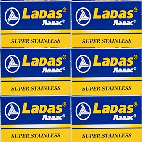 30 Ladas Super Stainless Double Edge Razor Blades
