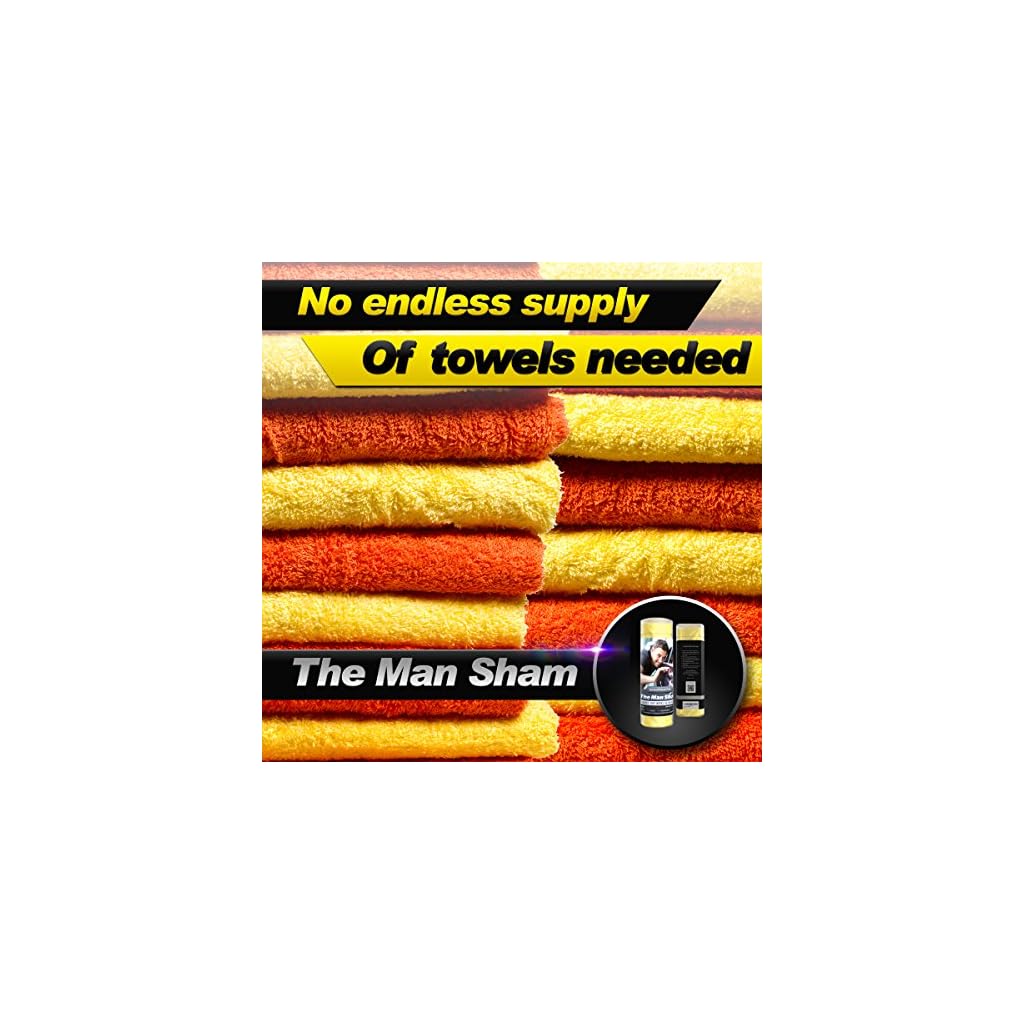 The Man Sham Chamois Cloth 26″ X 17″ Ultimate Car Shammy Cloth For