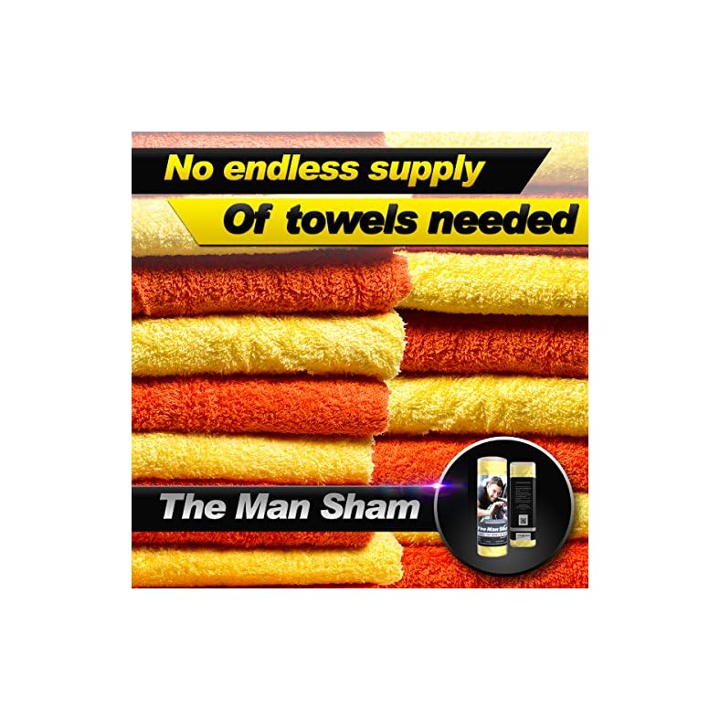 The Man Sham Chamois Cloth 26″ X 17″ Ultimate Car Shammy Cloth For