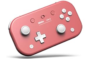 8BitDo Lite 2 Bluetooth Gamepad for Switch, Switch Lite, Android and Raspberry Pi (Pink)