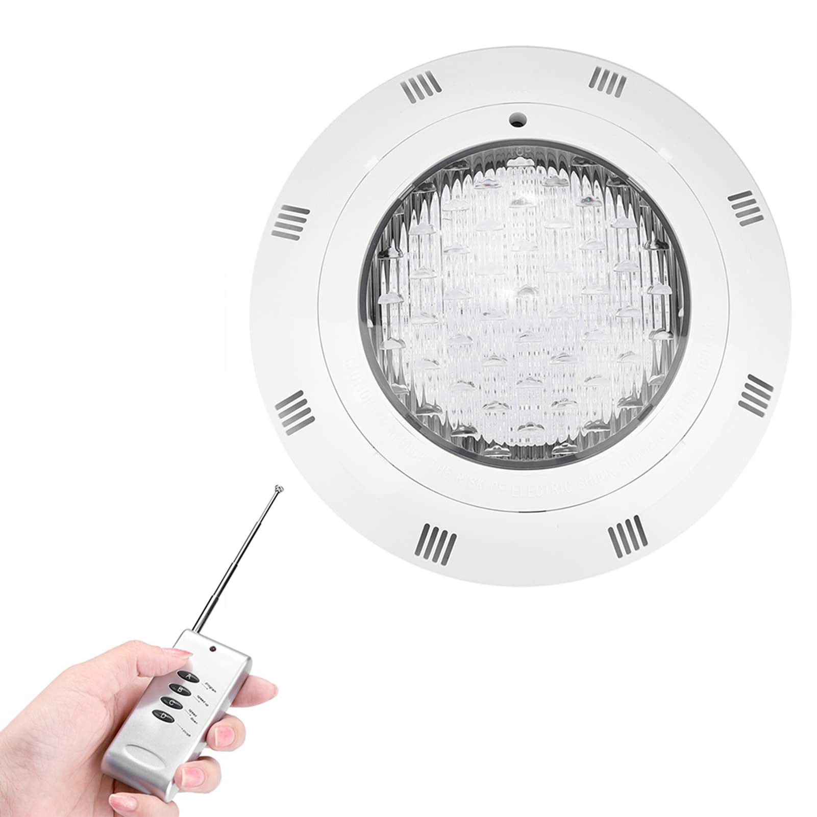 30W Swimming Pool Light, 300 LED RGB Color Changing Underwater Fountains Lamp Pond Light Remote Control Submersible Light for Spring Outdoor Swimming Pool Aquarium Lighting Decorat