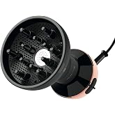 Bellissima Diffon Ceramic Diffuser Hair Dryer for Curly Hair | 2-in-1 Blow Dryer with Diffuser, Reduces Frizz, Defines Curls, Volumizes, Lightweight, Compact, Easy Hold Handle