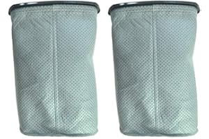 10 Quart Cloth Filter Bags, For PROTEAM Backpack Vacuums — Washable, Reusable, Triangular Design, Fits Pro10 & GoFit 10(2 PAC