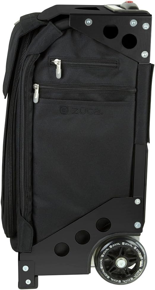 Travel or Artist ZUCA Flyer Wheeled CarryOn Bag with Builtin Seat Includes