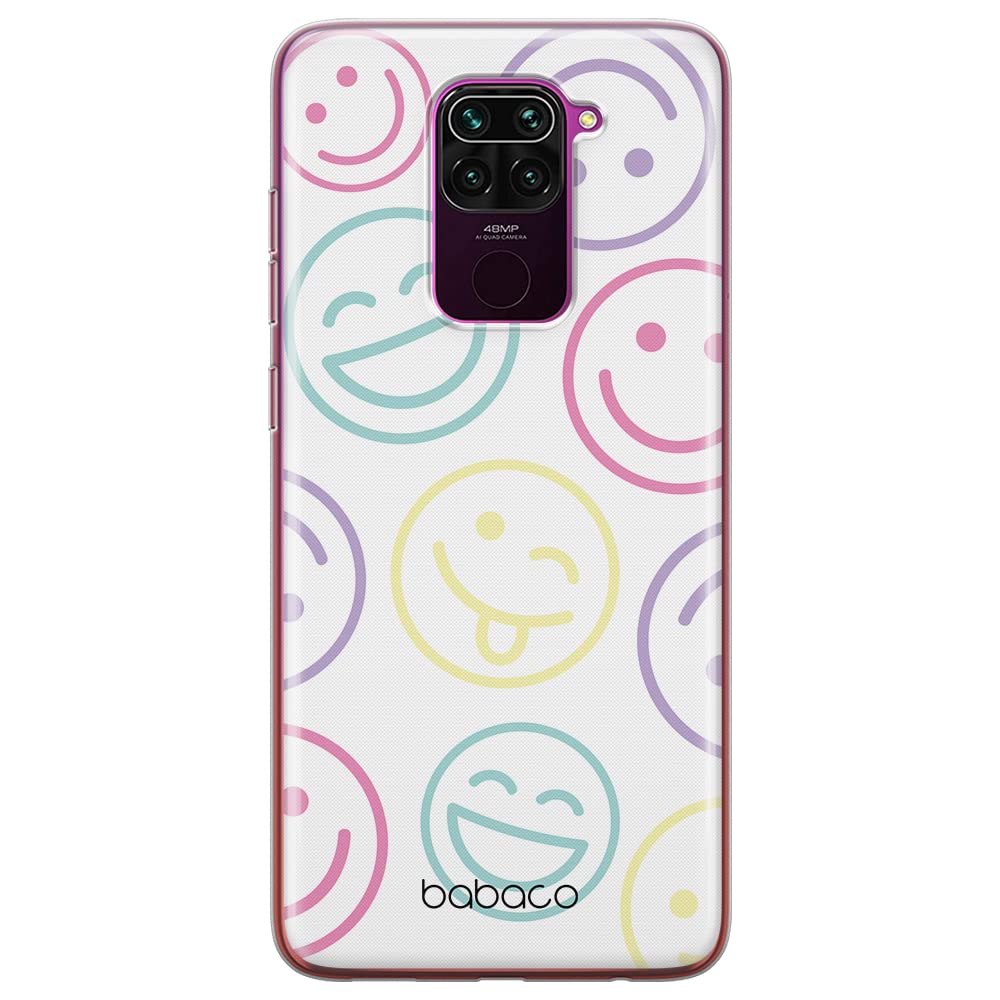 Babaco ERT GROUP mobile phone case for Xiaomi REDMI NOTE 9 original and officially Licensed pattern Positive vibes 002 optimally adapted to the shape of the mobile phone, partially transparent