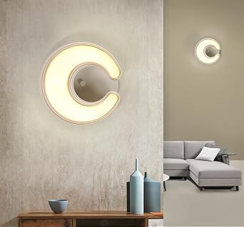 Seeksung Mond Wand Lampe Kreative Kammer Der Kinder Led Flur 24 W