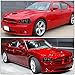 Auto Dynasty Headlights Assembly Compatible with 2006-2010 Charger, 4Pcs Driver and Passenger Side Halogen Headlamps Replacement, Smoked Lens Clear Corner