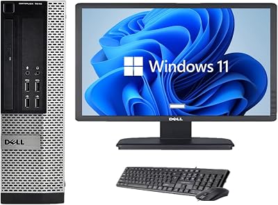 Dell Monitor 22-in Complete Set Optiplex Quad Core i5 8GB 256GB SSD Wifi