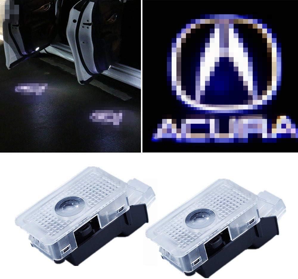 AMINEY Car Door LED Lighting Entry Ghost Shadow Projector Welcome Lamp Logo Light for Acura Series (2 Pack)