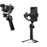 GoPro Fluid Pro AI 3-Axis Gimbal Stabilizer for GoPro Cameras and Smartphones, Subject Tracking, Lighting, Wireless Camera Co