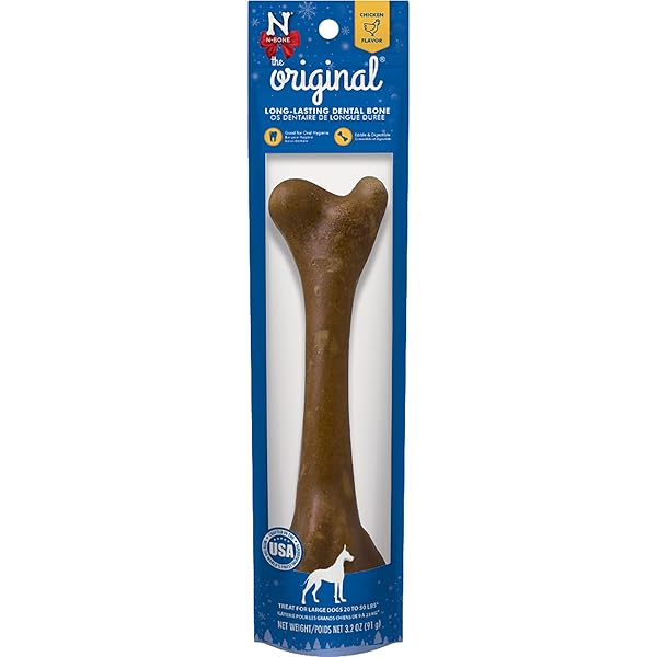 N-BONE THE ORIGINAL BONE CHICKEN FLAVOR LARGE DOG...
