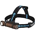 OLIGHT Perun 2 LED Headlamp 2500 Lumens Rechargeable, Right Angle Waterproof Flashlight, IPX8 Head Light Perfect for Night Camping, Hiking, Hunting, Outdoors, and Hard Hat Work (Desert Tan)