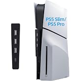 Mcbazel USB Hub for PS5 Slim/PS5 Pro Console Only, 4 Ports 2.0 High-Speed Expansion Hub Charger Adapter Converter for PlayStation 5 Slim/Pro Disc and Digital Edition - Black