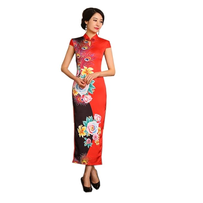 vestito rosso con spacco