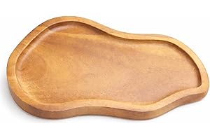 Salt and Pepper Mill Tray Acacia Wood Salt and Pepper Holder for Counter Grinder Mill Shaker Organizer Small Decorative Servi