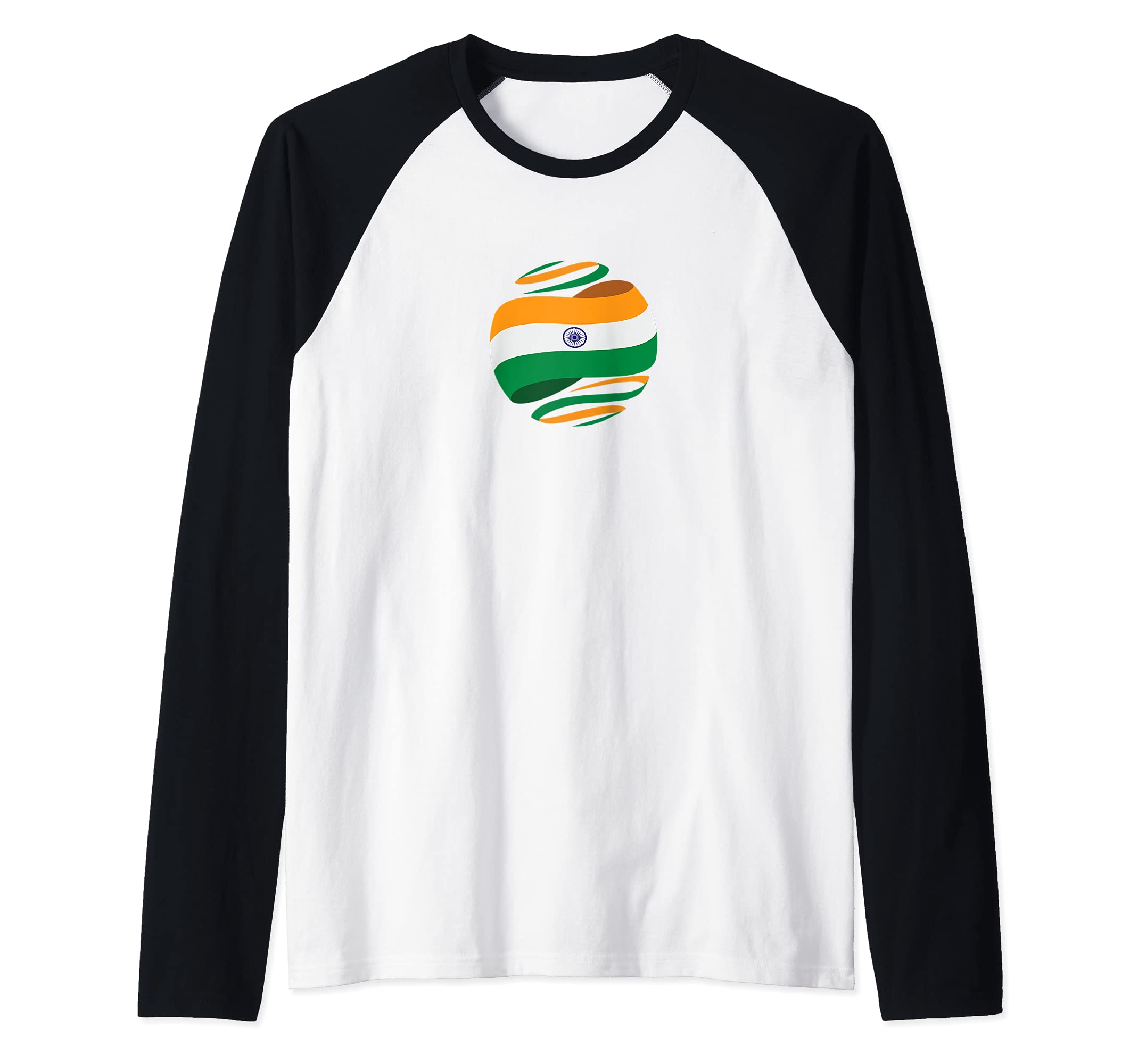 Flag India Raglan Baseball Tee