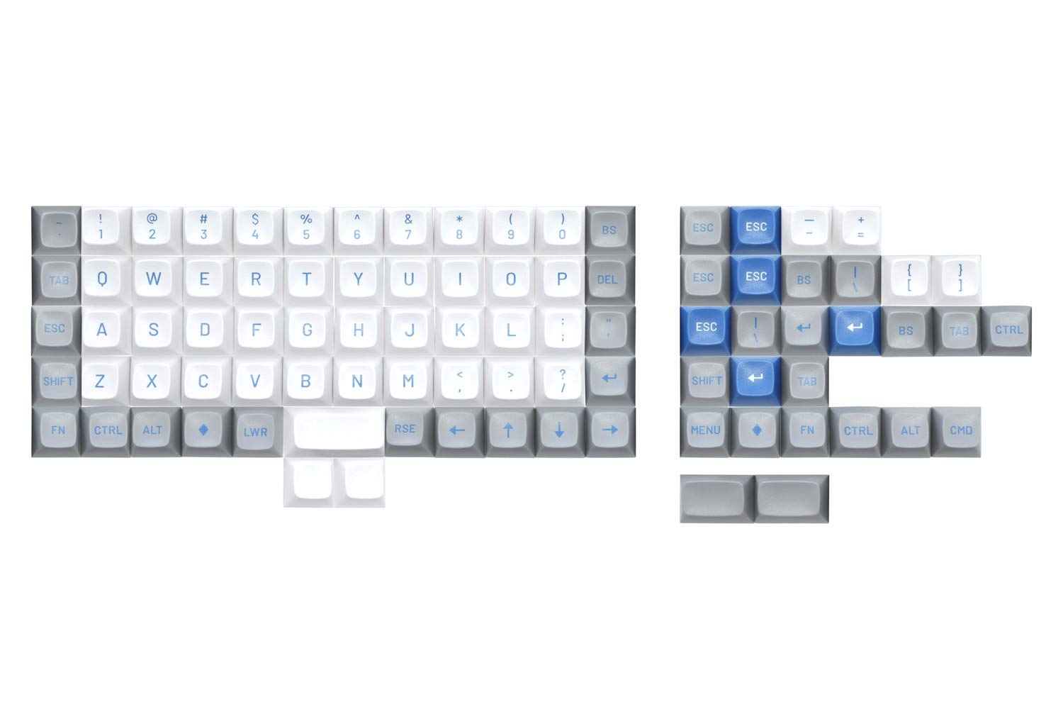 DROP MT3 Camillo Keycap Set, ABS Hi-Profile Keycaps, Doubleshot Legends,