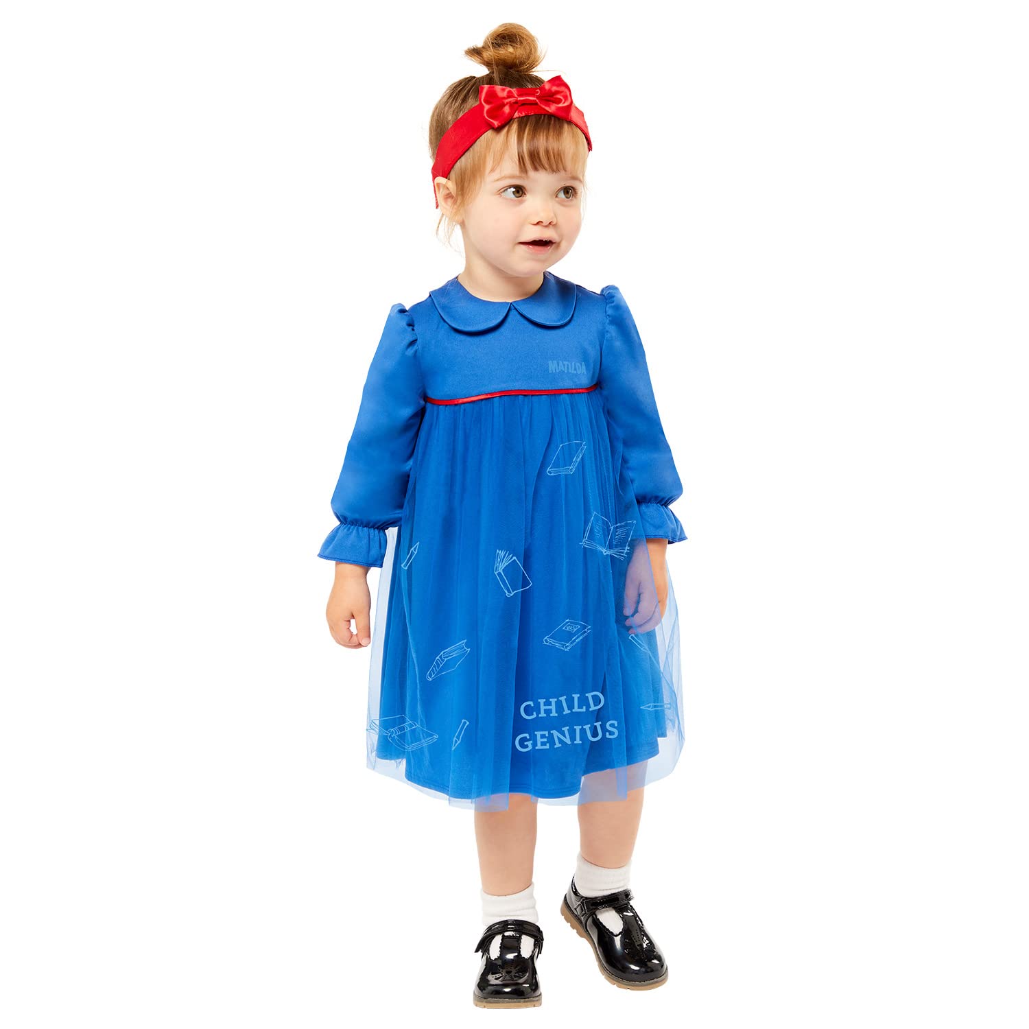 amscan 9916149 - Toddler Girl Official Roald Dahl Matilda World Book Day Costume Age: 18-24 Months