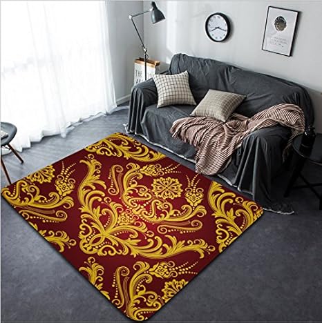 Amazon Com Vanfan Design Home Decorative Luxury Red Gold