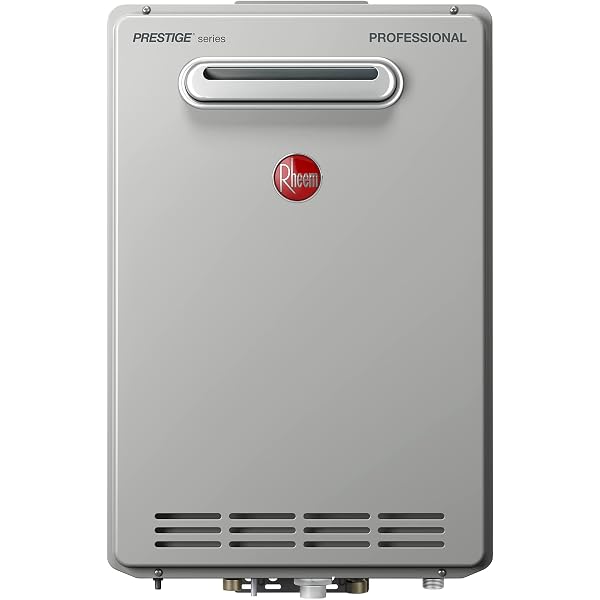 Rheem Prestige High Efficiency 9.5GPM Indoor Natural Gas Tankless Water  Heater - Amazon.com