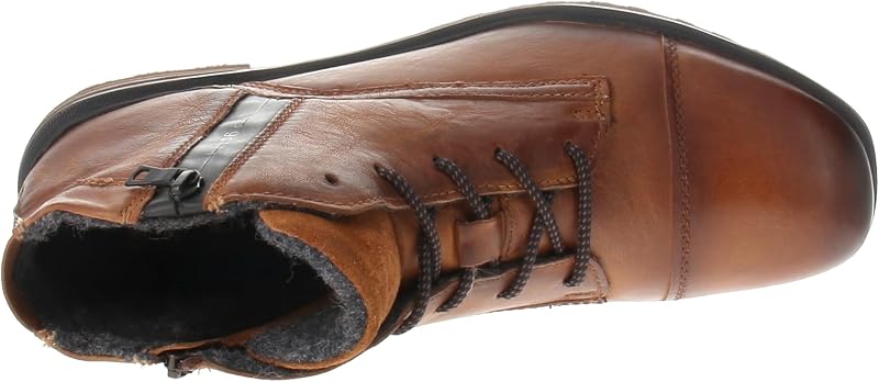 Bugatti 321-a0u3l, botas de revestimento frio masculino, conhaque, 42 ue largura