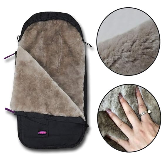 universal sheepskin footmuff