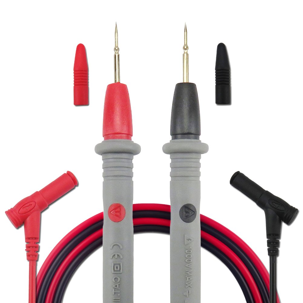1000V 20A Ultrasharp Goldplated Multimeter Test Probes Kit Ba... Free