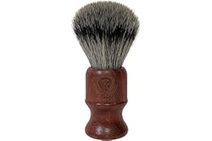 Vegan Shaving Brushes For Men by Echolly-Larger Size Wooden Handle Shave Brush-NO Shed Bristle Shave Brushes for Men-Rich and Fast Lather Shaving Brush Gifts for Fathers,Boyfriends (Vintage Rosewood)