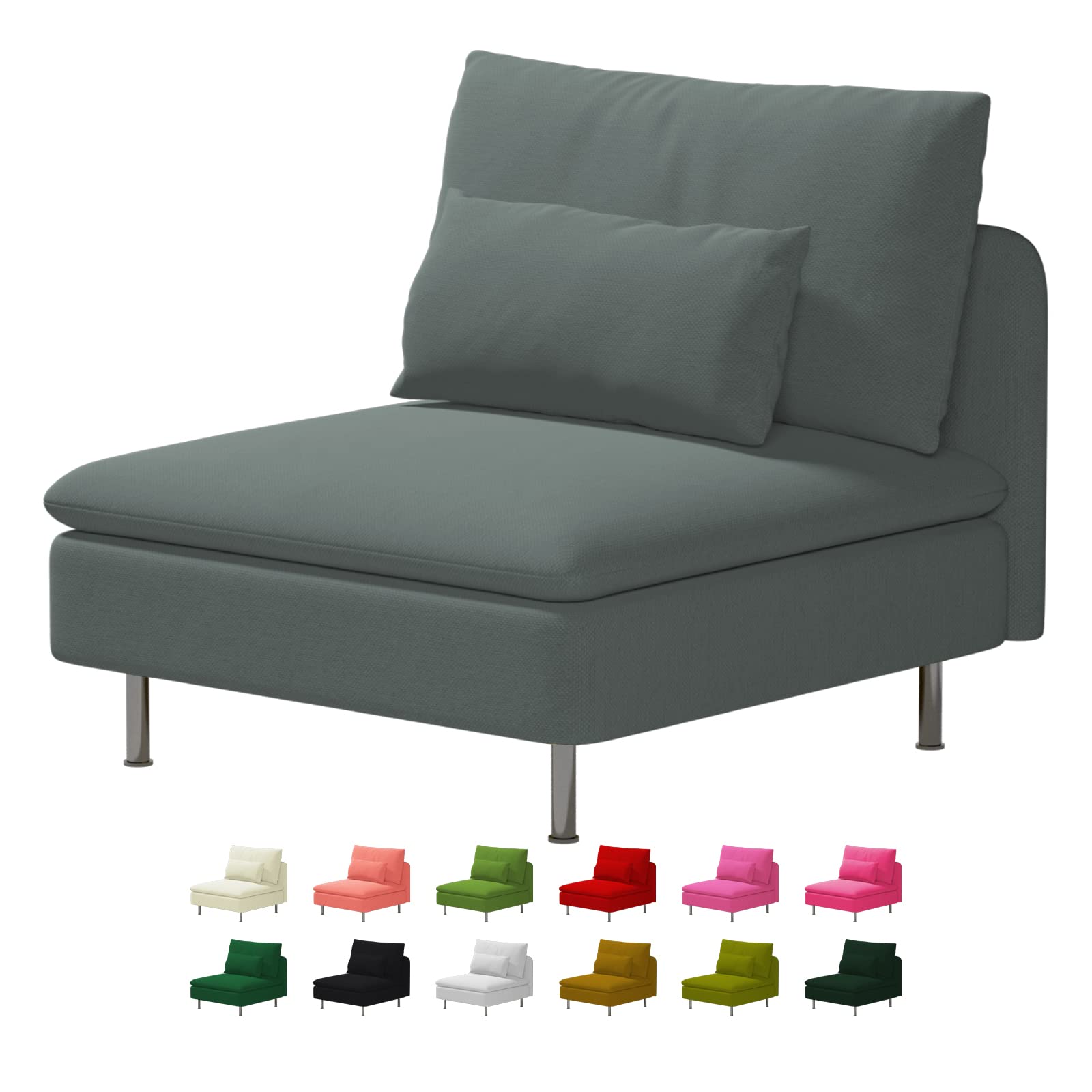 Custom Made Soderhamn 1 Seater Sofa Velvet